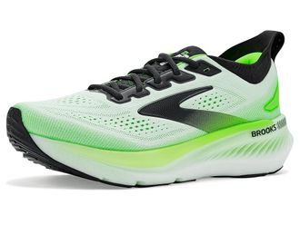 Brooks Glycerin GTS 23 Mens Cross Training Shoes White/Phantom/Green Gecko : 10.5 D - Medium, Synthetic