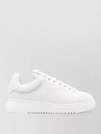 Emporio Armani leather low-top sneakers