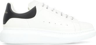 McQ by Alexander McQueen Mens Sneakers Chunky Leather White-Black Calf Trainers White/black
