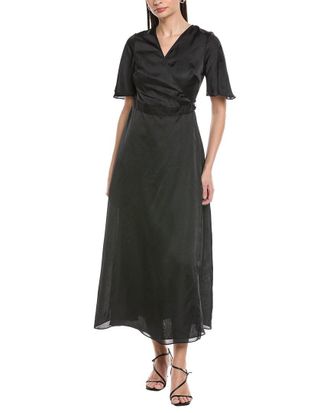 Shelli Segal Maxi Wrap Dress