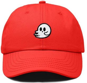 Dalix Whisper Ghost Dad Cap in Red at Nordstrom