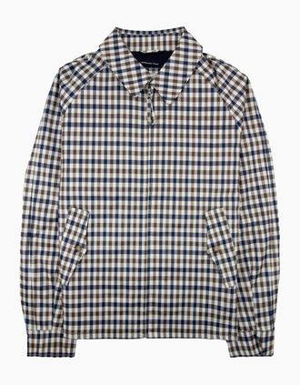Aquascutum Mens Aquascutum Archival Mid Jacket Club Check 28 - Size: 38/Regular