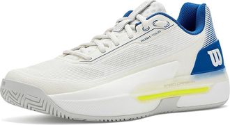 Wilson Rush Tour 5 Mens Cross Training Shoes White/Deja Vu Blue/Lunar Rock : 7.5 D - Medium, Textile