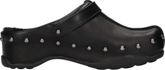 Scholl Pescura Phoebe - Dames - Klompen - Zwart - 39 EU - Leer - Schoenen