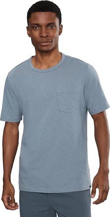 Faherty Sunwashed Pocket T-Shirts Mens Clothing Flint : 2XL, Cotton
