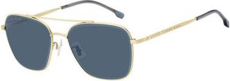 BOSS Boss 1345/F/SK Asian Fit AOZ/KU Mens Sunglasses Gold Size 60