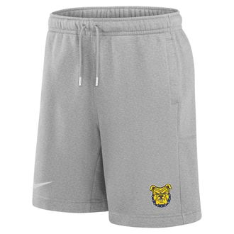 Nike Mens College Club (North Carolina A&T University) Fleece Shorts in Grey | M73891NCAT26-DHR