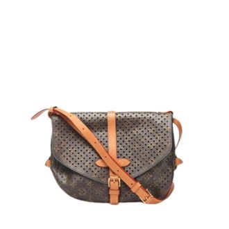 Louis Vuitton Pre-owned Monogram Perforated Saumur 30 - Dames - Pre-owned - Bruin - Maat: ONE Size
