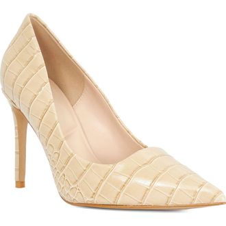 Dune London Assured Pointed Toe Pump in Camel at Nordstrom, Size 8.5Us
