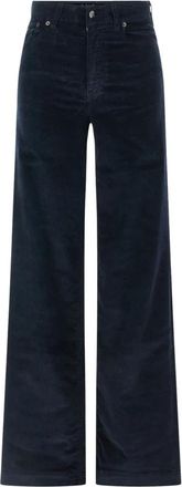 Lois Pantalones Palazzo - Trousers - Mujer - Azul - W25