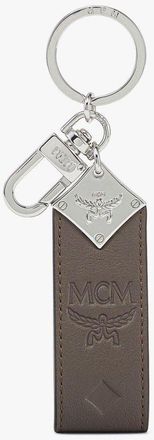 MCM Aren Key Holder In Monogram Leather