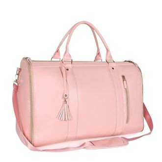 Generic Compatible For Foldable Travel Suit Bag Leather Men Women Handheld Large Capacity Duffel Convenient Womens Business(3pcs)