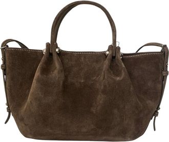 Max Mara Kariomushio Tote Bag - Dames - Tassen - Groen - Maat: ONE Size Leer