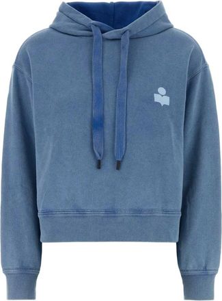 Isabel Marant Hoodies & sweatvesten, Dames, Blauw, S, Katoen, Salmy Sweatshirt