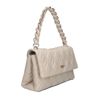 Guess Maxine Flap Crossbody - Dames - Tassen - Wit - Maat: ONE Size Leer