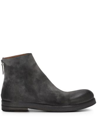 Mars&egrave;ll Laarzen met stonewashed-effect - Grijs