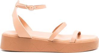 Ancient Greek Sandals Nissida flatform sandals - women - Leather - 39 - Neutrals