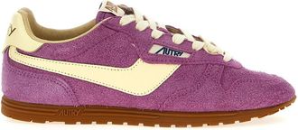 Autry Purple Logo Windspin Sneakers