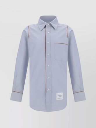 Thom Browne regular fit collar front patch pocket