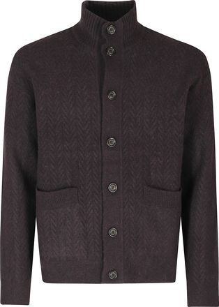 Paolo Pecora Wool-Blend V-Neck Cardigan