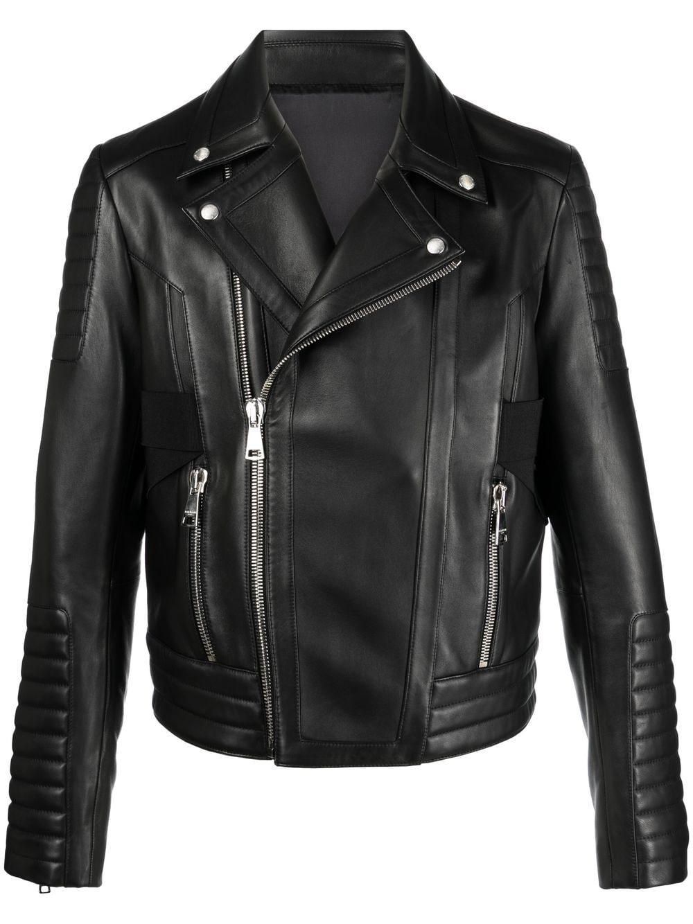 Men's Balmain Leather Jackets - up to −80% | Stylight
