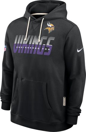 Nike Minnesota Vikings Sideline Standard Issue Nike Mens Dri-FIT NFL Pullover Hoodie in Black | 03AZ00A9M-SX8
