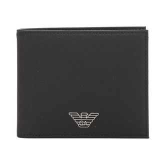Emporio Armani Wallets & Cardholders, male, Brown, Size: ONE SIZE Saffiano Animation Wallet