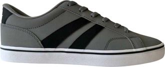 Lonsdale Heren-sportschoenen met veters (Grijs/Zwart/Wit)