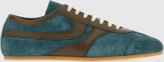 Dries Van Noten Sneakers low top bicolore in pelle liscia e scamosciata