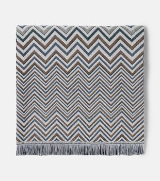 Missoni Antwan fringed wool-blend throw