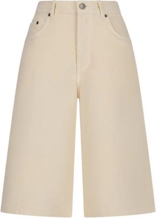 Haikure New Becky Twill 45 Shorts - Dames - Vrijetijds broeken - Wit - W28 - Katoen - Broeken