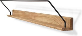 vonbox Schuhregal Take 5, Eiche ge&ouml;lt / schwarz