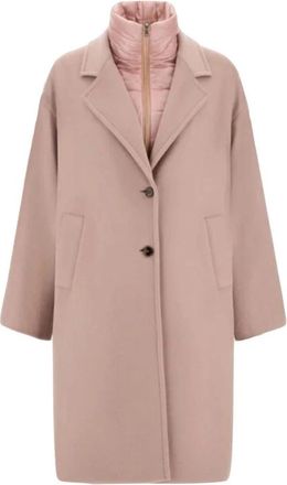 Herno Jas met Nylon Ultralight - Dames - Mantel - Roze - M - Nylon - Jassen