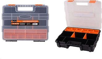 Trade Shop Trade Shop - Cassetta Portautensili 21 Scomparti 2 Vassoi Estraibili Organizer Minuteria 93087