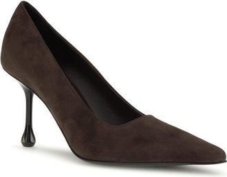 Jimmy Choo London Womens Ixia Pump Brown Upper Leather Sole