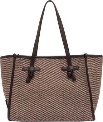 Gianni Chiarini Marcella Tote - Dames - Shoppers - Beige - ONE Size - Wol - Tassen