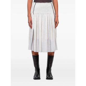 Paloma Wool Lupe Smocked Midi Skirt