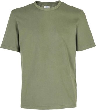 TELA GENOVA Stijlvolle Daniele F Overhemd - Heren - T-shirts - Groen - S - Katoen - Tops