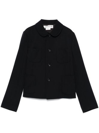 Comme Des Gar&ccedil;ons Wollen blazer - Blauw