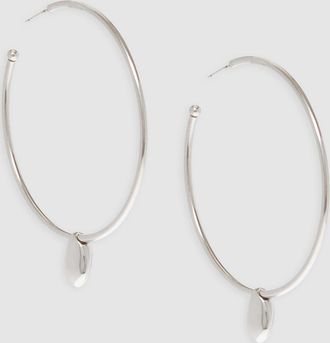 Isabel Marant Boucles dOreilles Large Hoops Shiny Day Silver