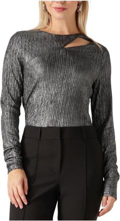 Aaiko Millie PES 144 - Dames - Blouses - Grijs - L - Polyester - Overhemden