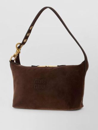 Miu Miu na suede leather clutch bag