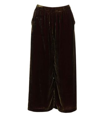 Parosh Dark Brown Elasticated Pants
