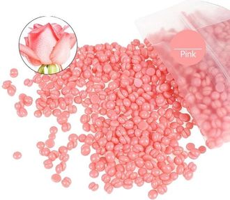 OEM Cera Depilatoria, Perlas De Cera Dura, No Requiere Depilaci&oacute;n Con Bandas, Rosa, 500 G