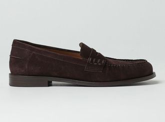 Emporio Armani Suede Leather Slip-On Mens Loafers