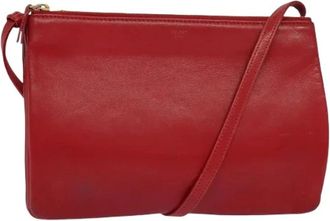 Celine Pre-owned Cross Body Bags, female, Red, Size: ONE SIZE Pre-owned Vintage Shoulder Bag