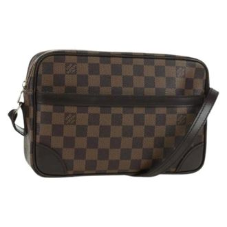 Louis Vuitton Pre-owned Cross Body Bags, female, Brown, Size: ONE SIZE Pre-owned Trocadero 27 Shoulder Bag