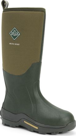 The Original Muck Boot Company Unisex Arctic Sport Rubber Moss Wellington - Green - Size UK 11