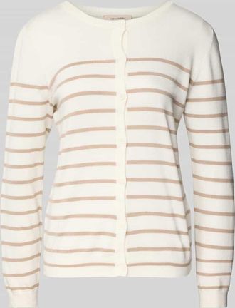 Freequent Strickjacke mit Knopfleiste Modell Pixie in Offwhite, Gr&ouml;&szlig;e S