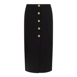 Pinko Midi Skirts, female, Black, Size: S Gonna Nera a Tubino